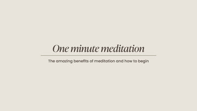 1 Minutts Meditasjon