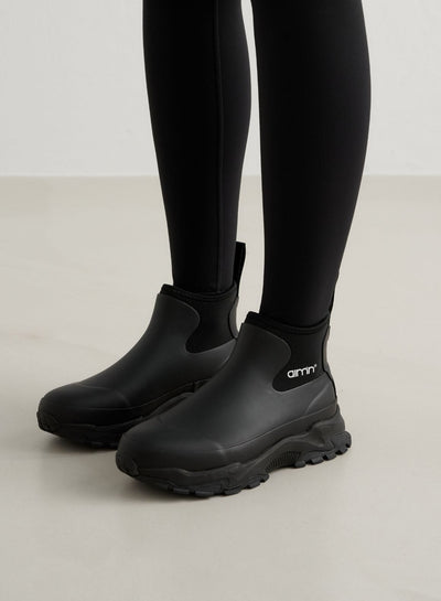 Black Fusion Rain Boot