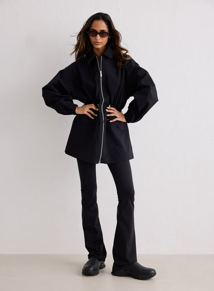 Black Waterproof Zip Jacket – aim'n no