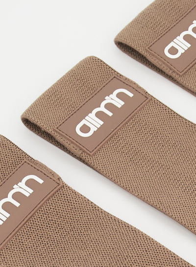 Espresso Fabric Resistance Bands